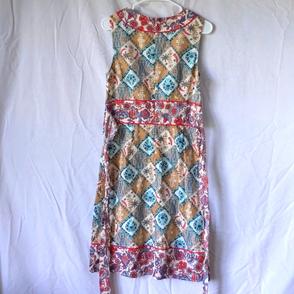 🌺3/$15 Notice Floral & Geometric-Design Sleeveless Dress - Picture 4 of 6
